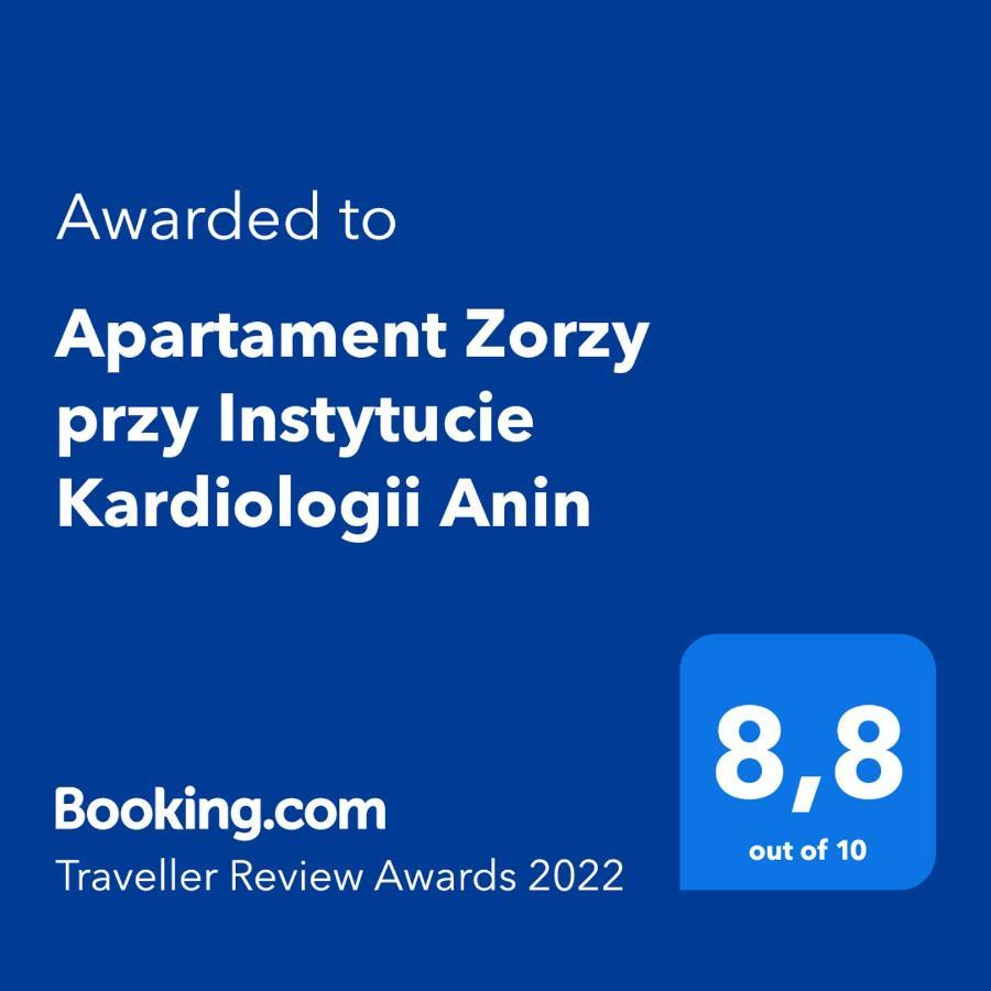 Апартаменты Apartament Zorzy Przy Instytucie Kardiologii Anin Варшава Экстерьер фото